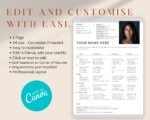 Your Actor Resume/CV Template v3 with Corner Headshot