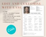 Edit Actor Resume Template v2 Corner Headshot